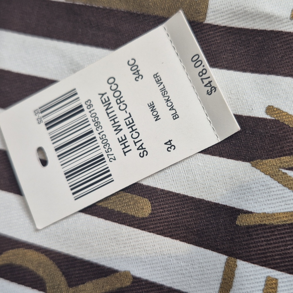 Henri Bendel New York The Satchel -Croco Satchel Handbag NWT - Picture 10 of 17